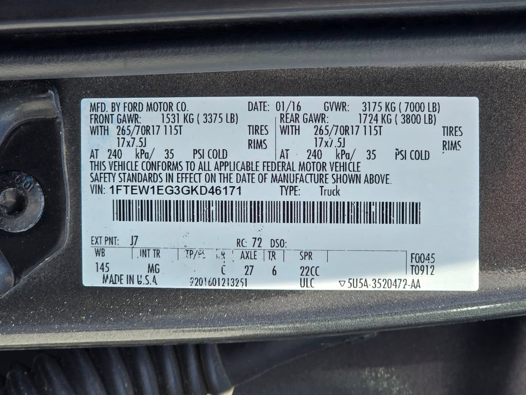 Used 2016 Ford F150 XLT AWD/4WD image 53
