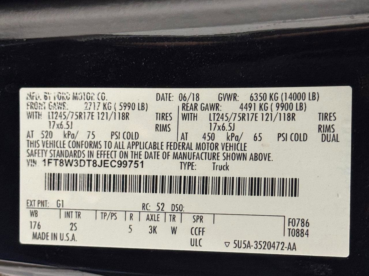 Used 2018 Ford F350 XLT w/ XLT Premium Package AWD/4WD image 47