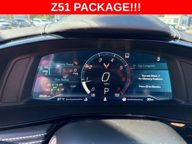 Used 2023 Chevrolet Corvette Stingray Preferred Cpe w/ Z51 Performance Package RWD image 25