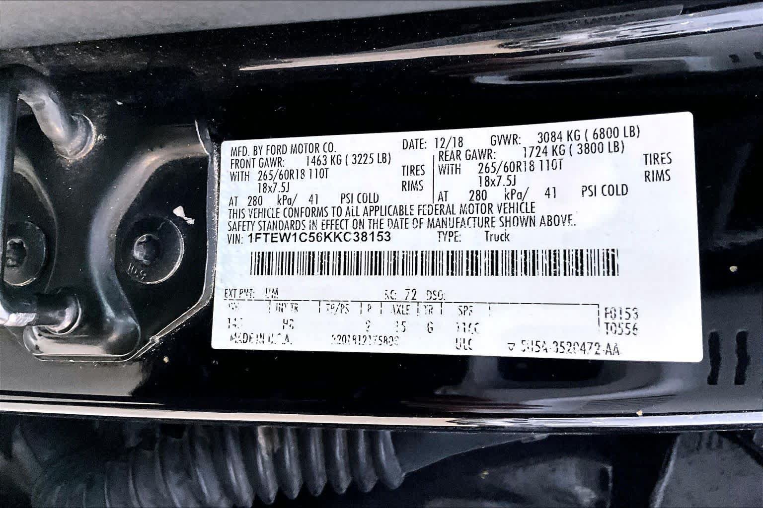 Used 2019 Ford F150 Lariat RWD image 35