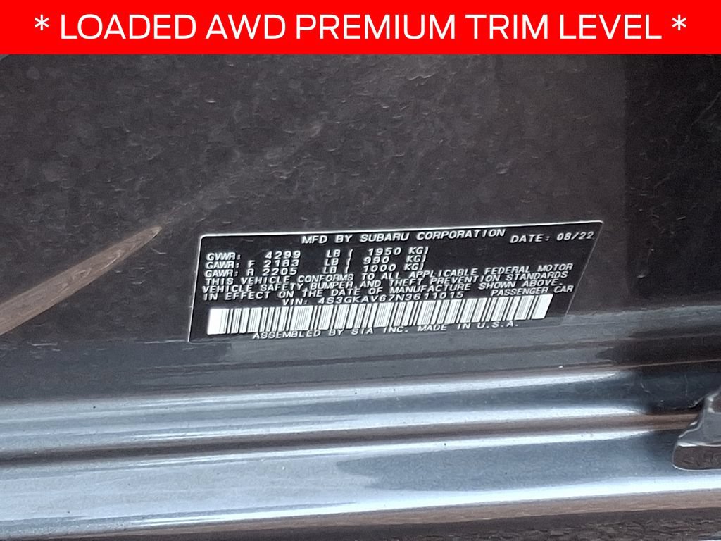 Used 2022 Subaru Impreza 2.0i Premium AWD/4WD image 26