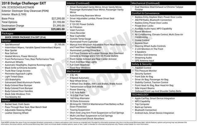 Used 2018 Dodge Challenger SXT RWD image 15