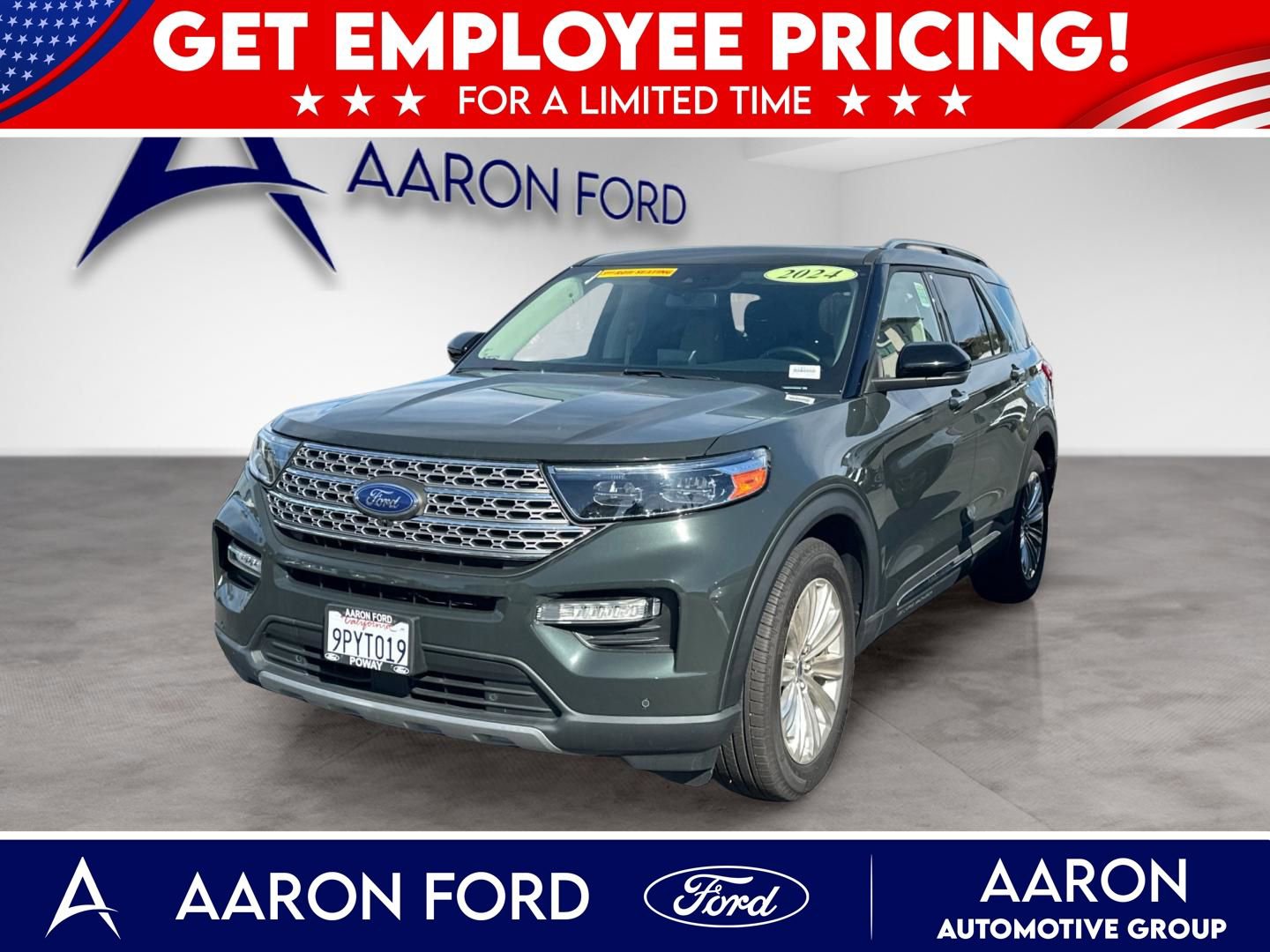 New 2024 Ford Explorer Limited w/ Limited Technology Package RWD image 1