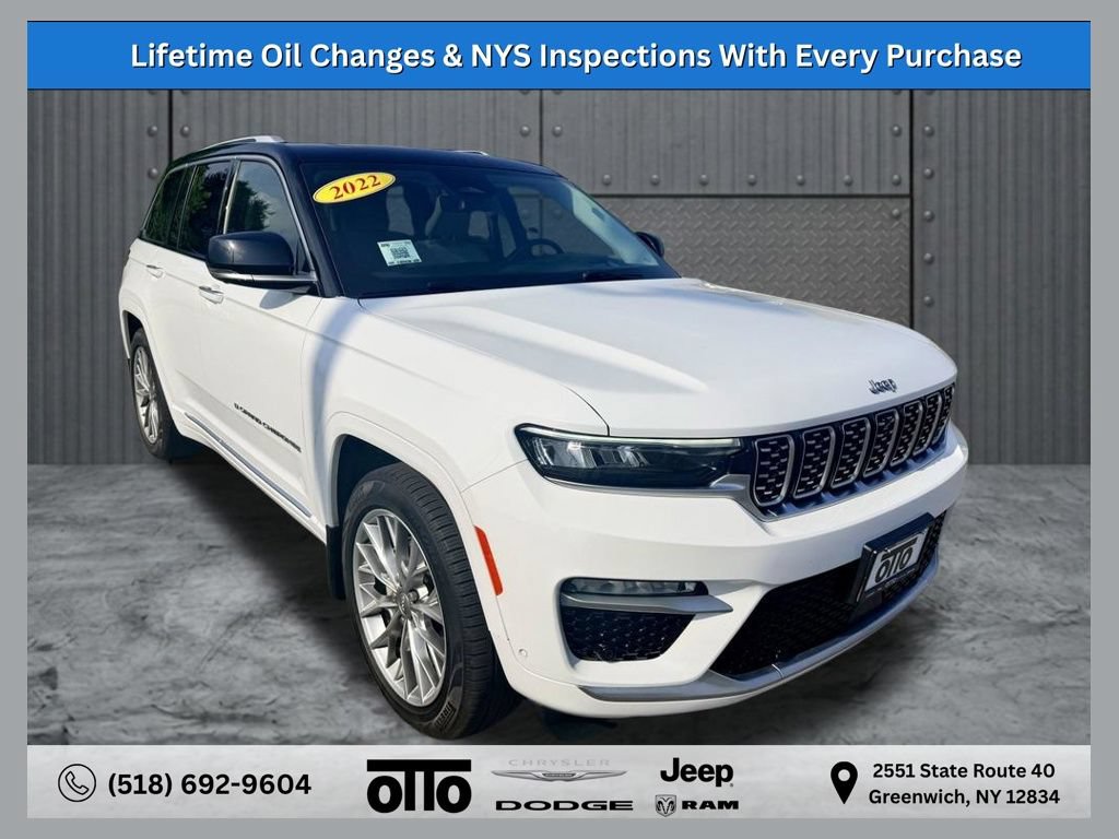 Used 2022 Jeep Grand Cherokee Summit w/ Adv Protech Group IV AWD/4WD image 1