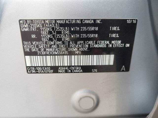 Used 2017 Toyota RAV4 Platinum w/ All Weather Liner Package AWD/4WD image 30