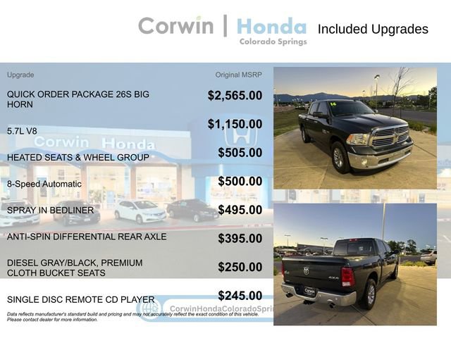 Used 2016 RAM 1500 Big Horn AWD/4WD image 4