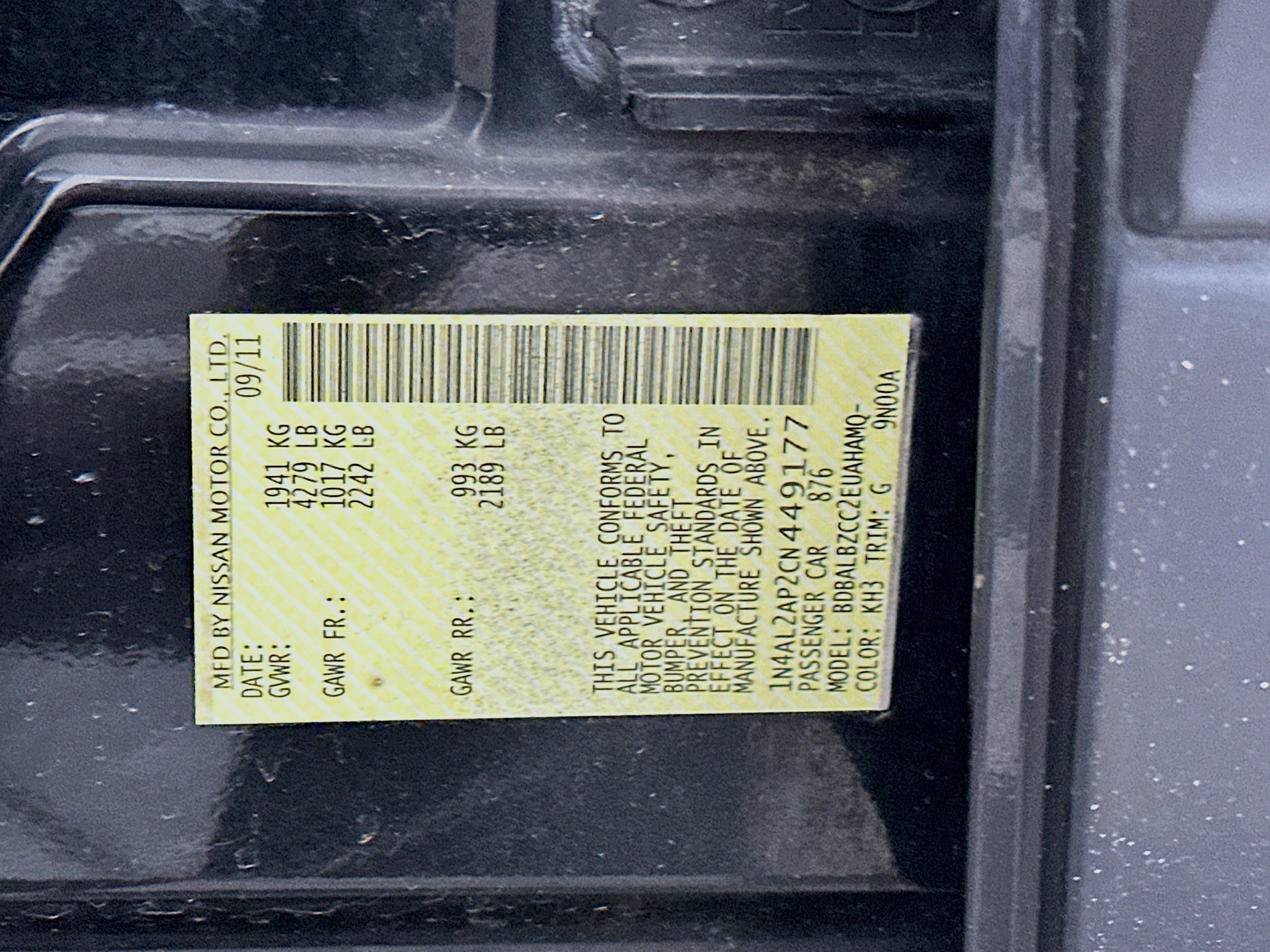 Used 2012 Nissan Altima 2.5 S w/ Convenience Pkg image 12