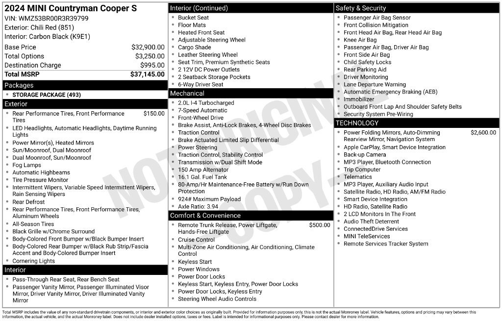 Used 2024 MINI Cooper Countryman S FWD image 6
