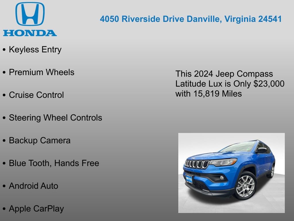Used 2024 Jeep Compass Latitude image 7