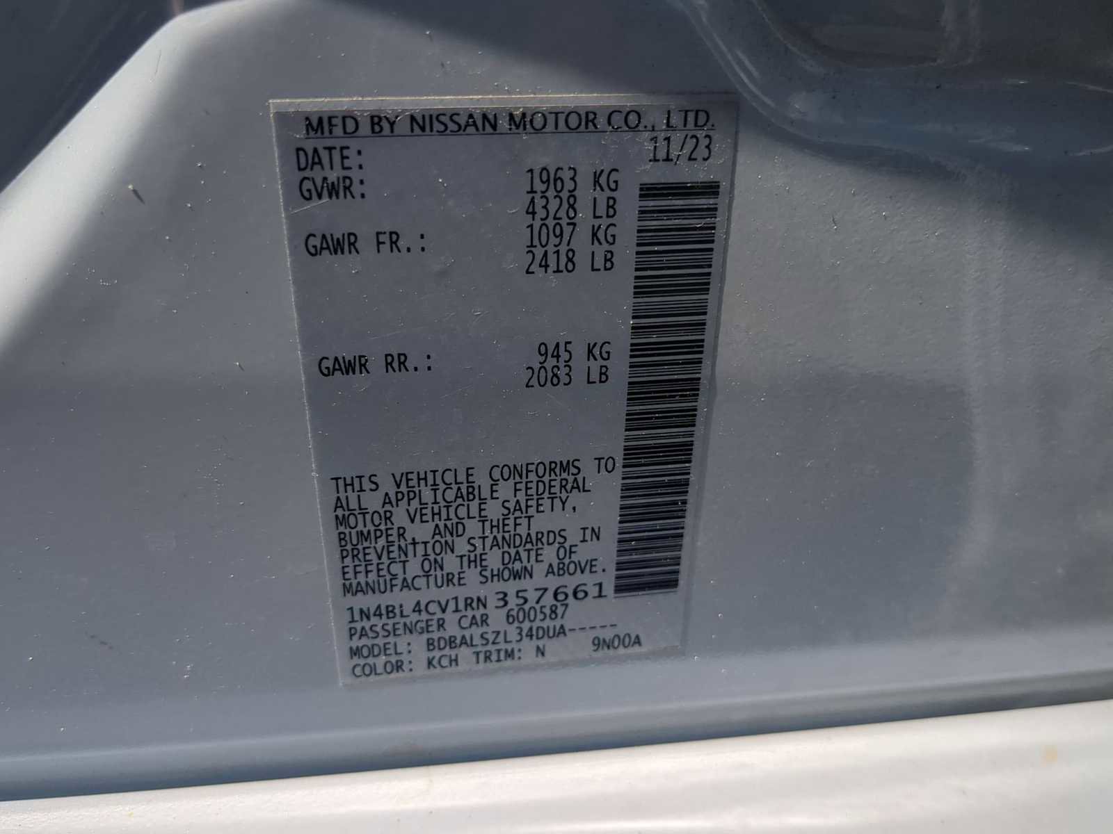 Used 2024 Nissan Altima 2.5 SR FWD image 29