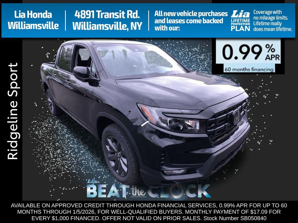 New 2025 Honda Ridgeline Sport