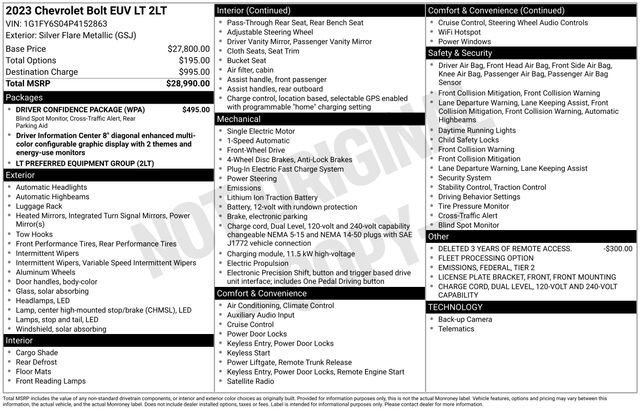 Used 2023 Chevrolet Bolt EUV LT w/ Driver Confidence Package image 15