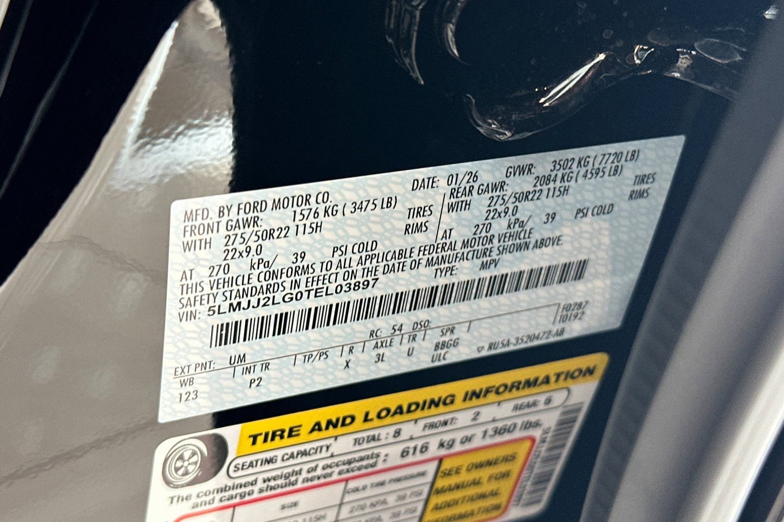 New 2026 Lincoln Navigator Reserve w/ Jet Appearance Package image 27