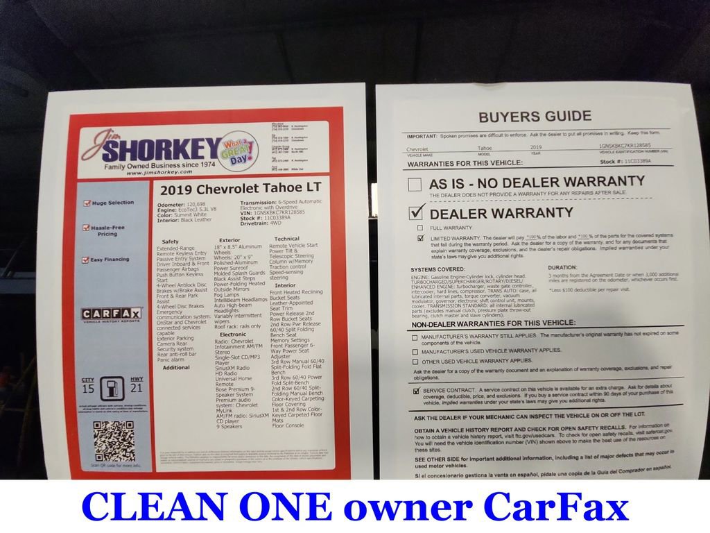 Used 2019 Chevrolet Tahoe LT w/ Luxury Package image 31