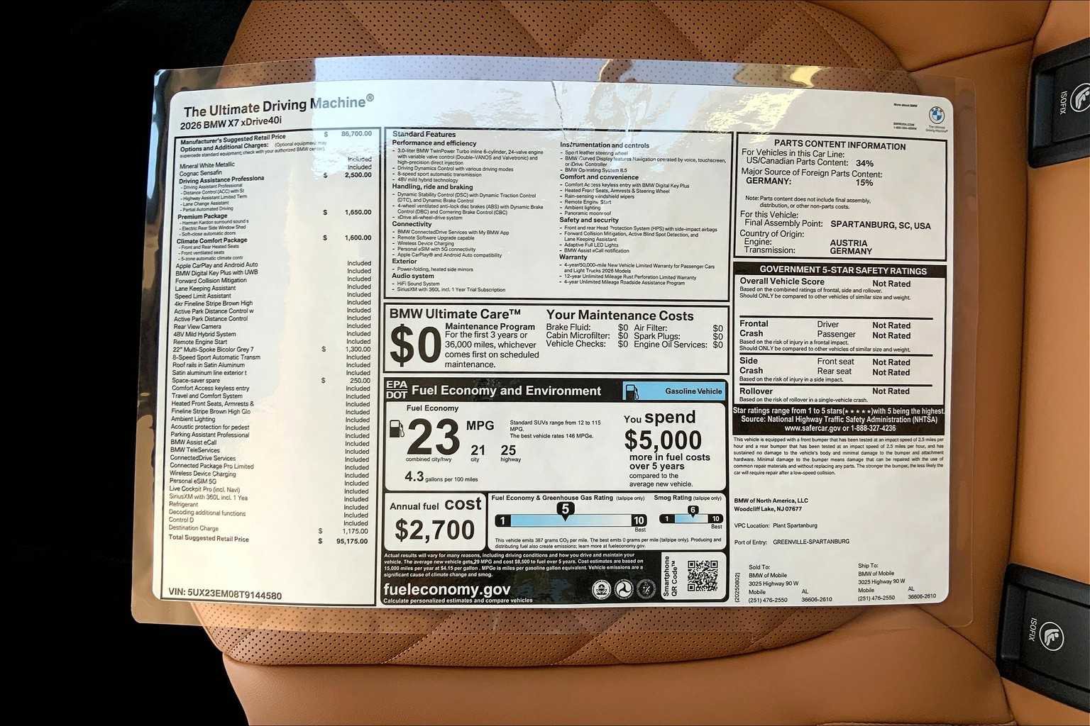 New 2026 BMW X7 xDrive40i image 20