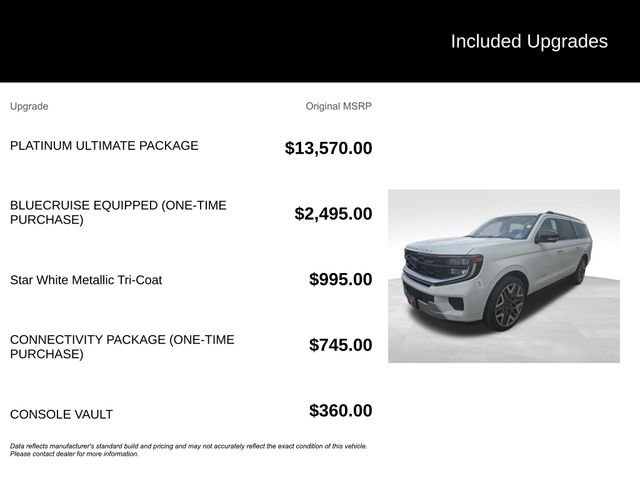 New 2025 Ford Expedition Max Platinum w/ Platinum Ultimate Package AWD/4WD image 8