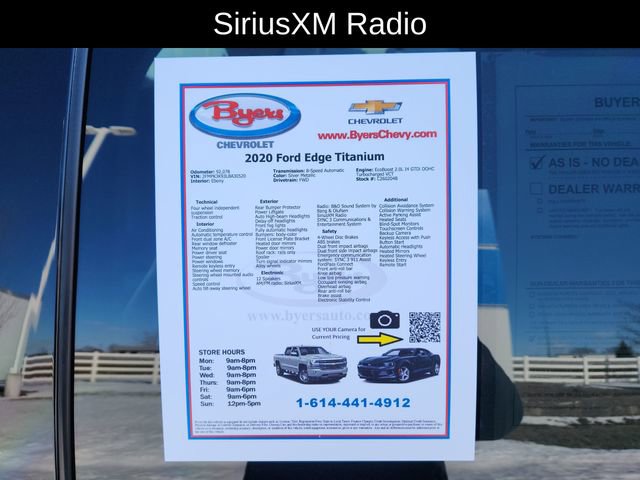 Used 2020 Ford Edge Titanium w/ Cargo Accessory Package image 13