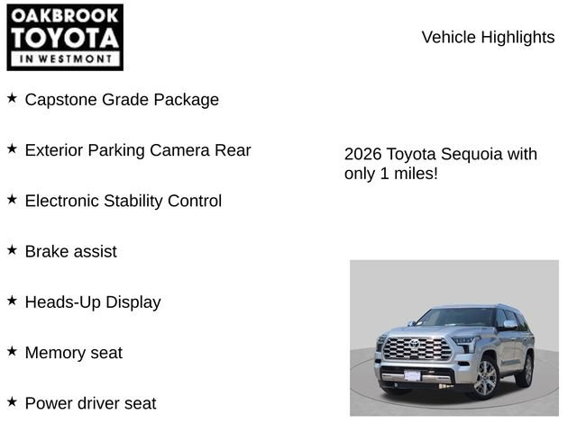 New 2026 Toyota Sequoia Capstone AWD/4WD image 7