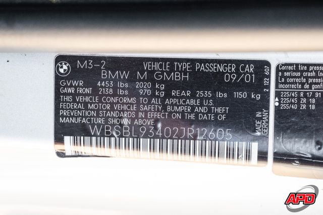 Used 2002 BMW M3 Coupe image 77