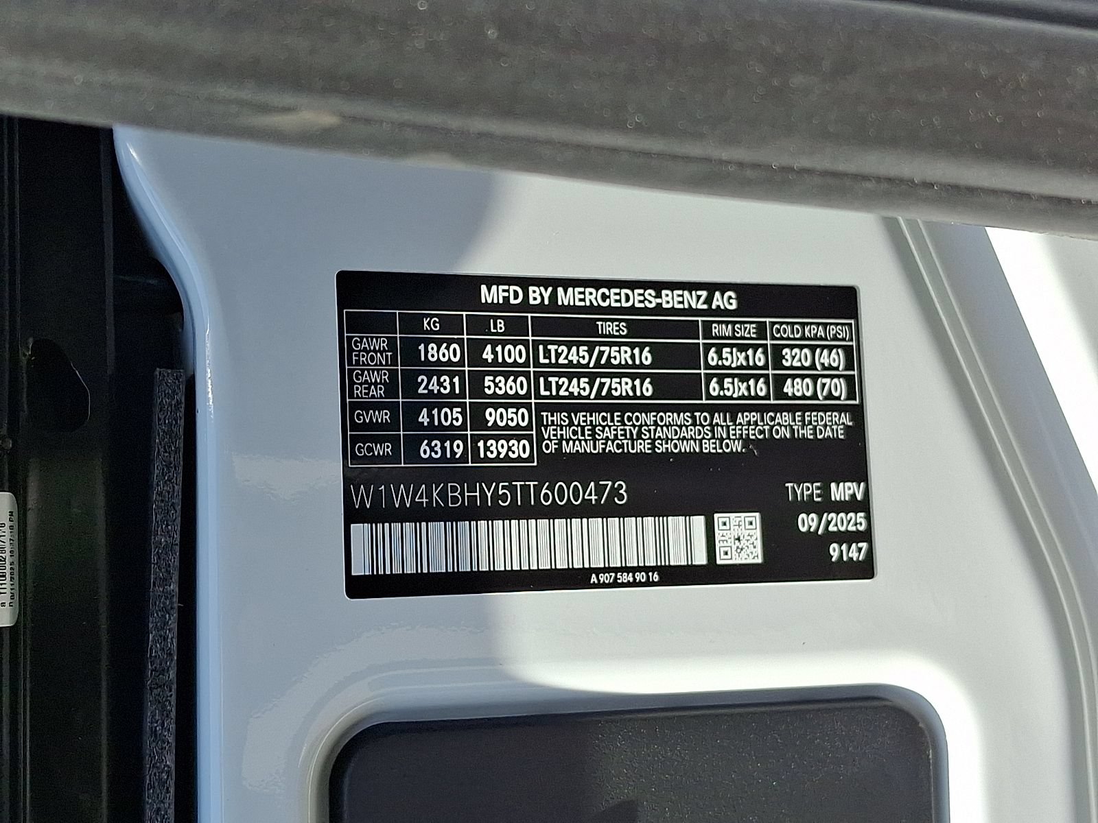 New 2026 Mercedes-Benz Sprinter 2500 image 16