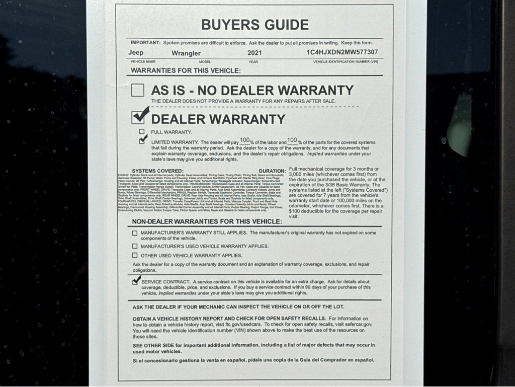 Certified 2021 Jeep Wrangler Unlimited Islander image 26