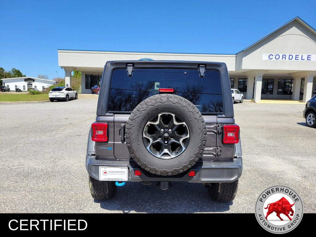 Used 2021 Jeep Wrangler Unlimited Rubicon 4xe w/ Dual Top Group image 5