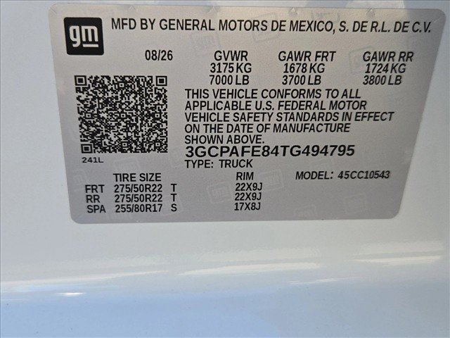New 2026 Chevrolet Silverado 1500 High Country RWD image 24