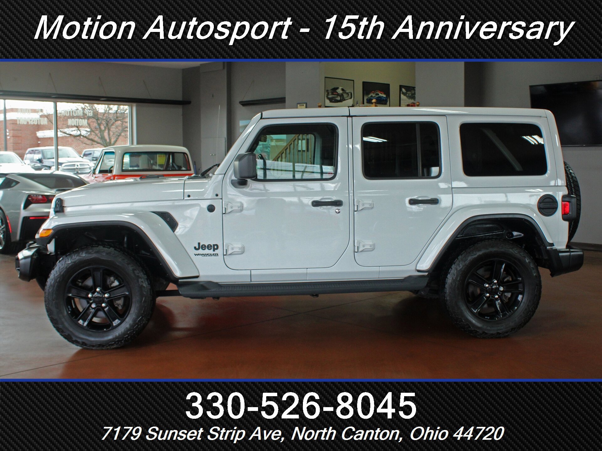 Used 2021 Jeep Wrangler Unlimited Sahara AWD/4WD image 7