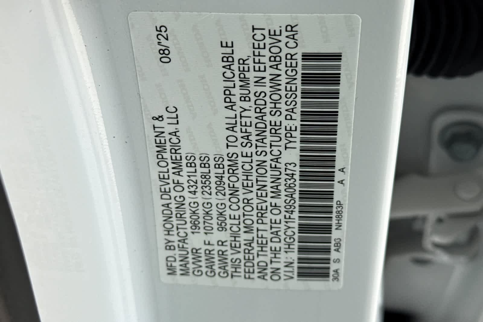 Used 2025 Honda Accord SE image 31
