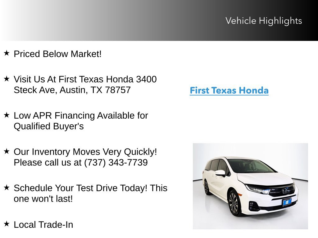 Certified 2026 Honda Odyssey Elite image 10