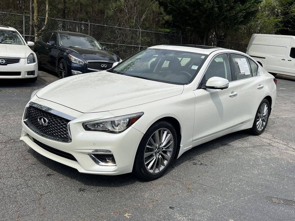 Used 2022 INFINITI Q50 Luxe w/ Cargo Package image 3