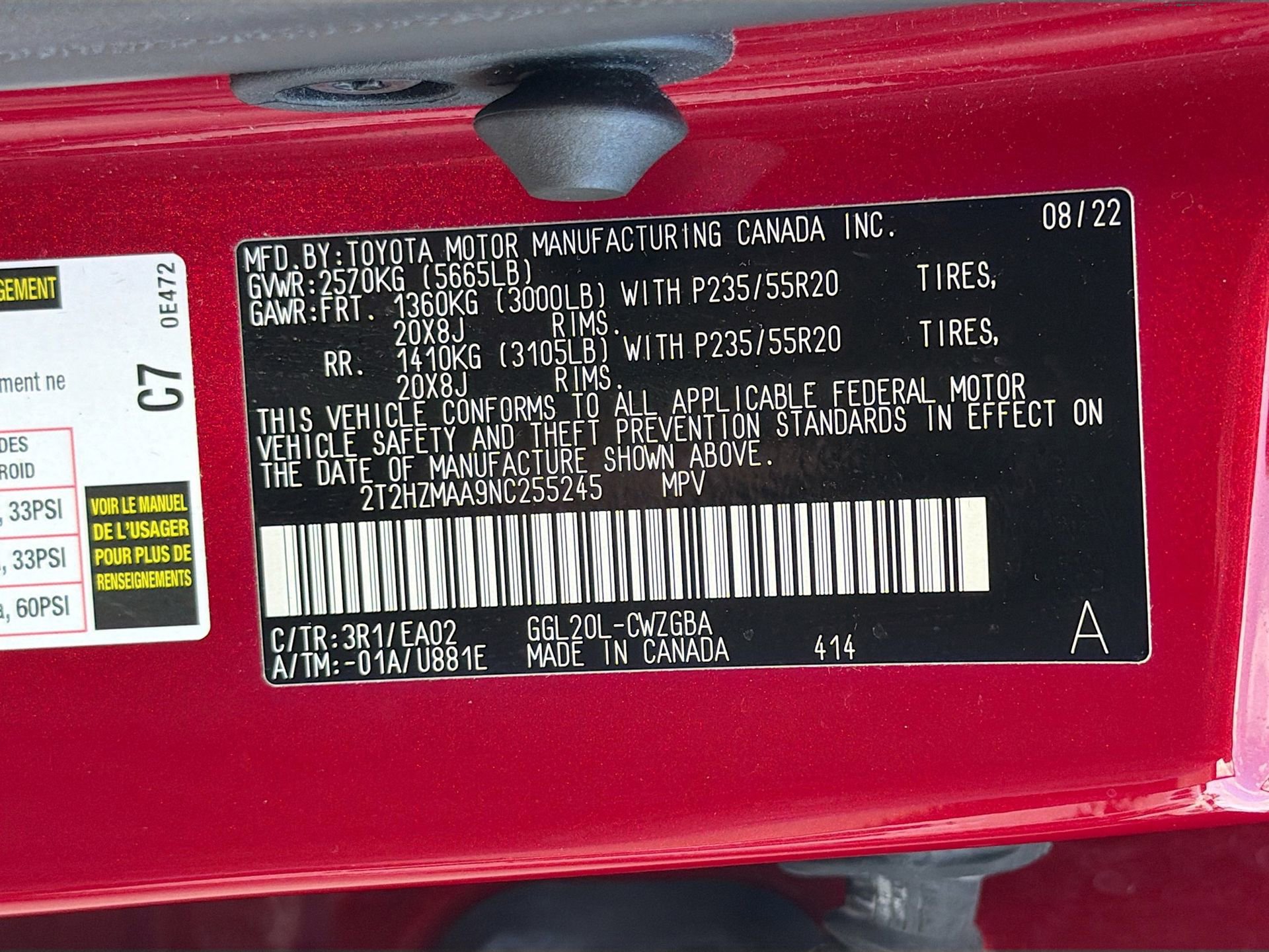 Used 2022 Lexus RX 350 FWD w/ Premium Package image 44