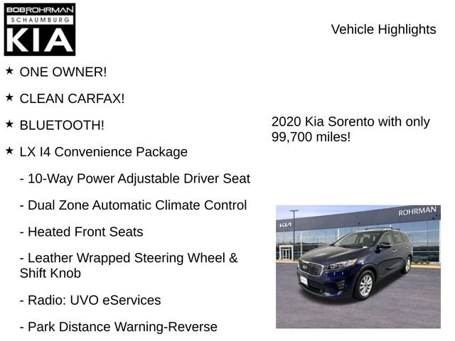 Used 2020 Kia Sorento LX w/ LX I4 Convenience Package image 8