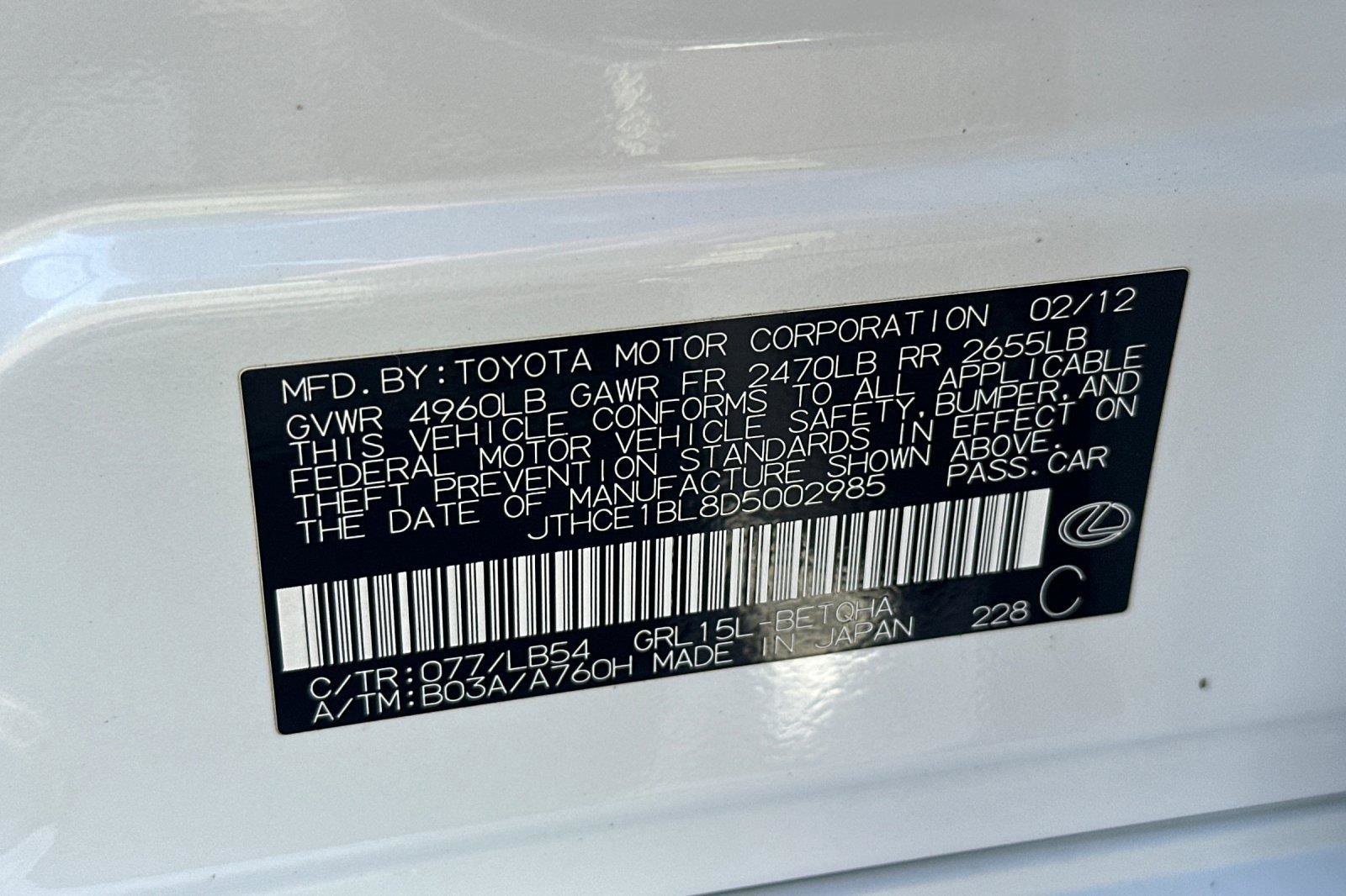Used 2013 Lexus GS 350 AWD image 27