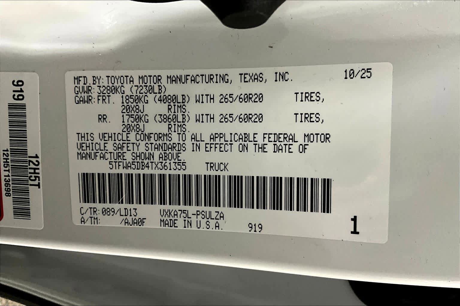 Certified 2026 Toyota Tundra Limited image 33