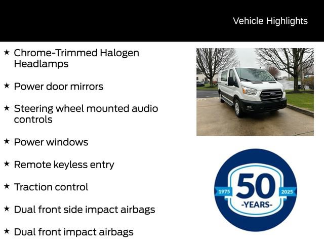 Certified 2020 Ford Transit 250 Low Roof w/ Exterior Upgrade Package image 15