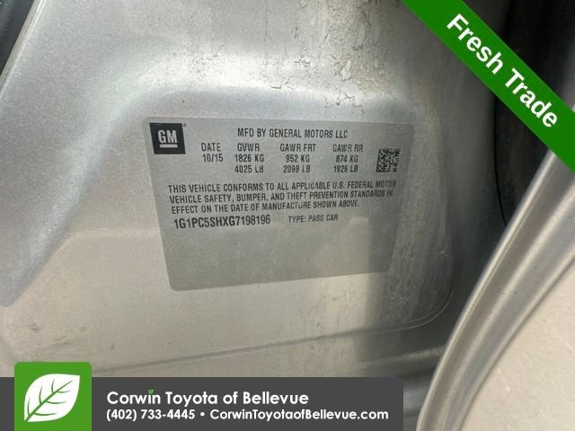 Used 2016 Chevrolet Cruze LS FWD image 15