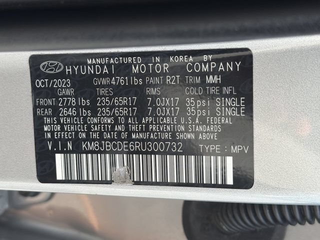 Certified 2024 Hyundai Tucson SEL AWD/4WD image 35