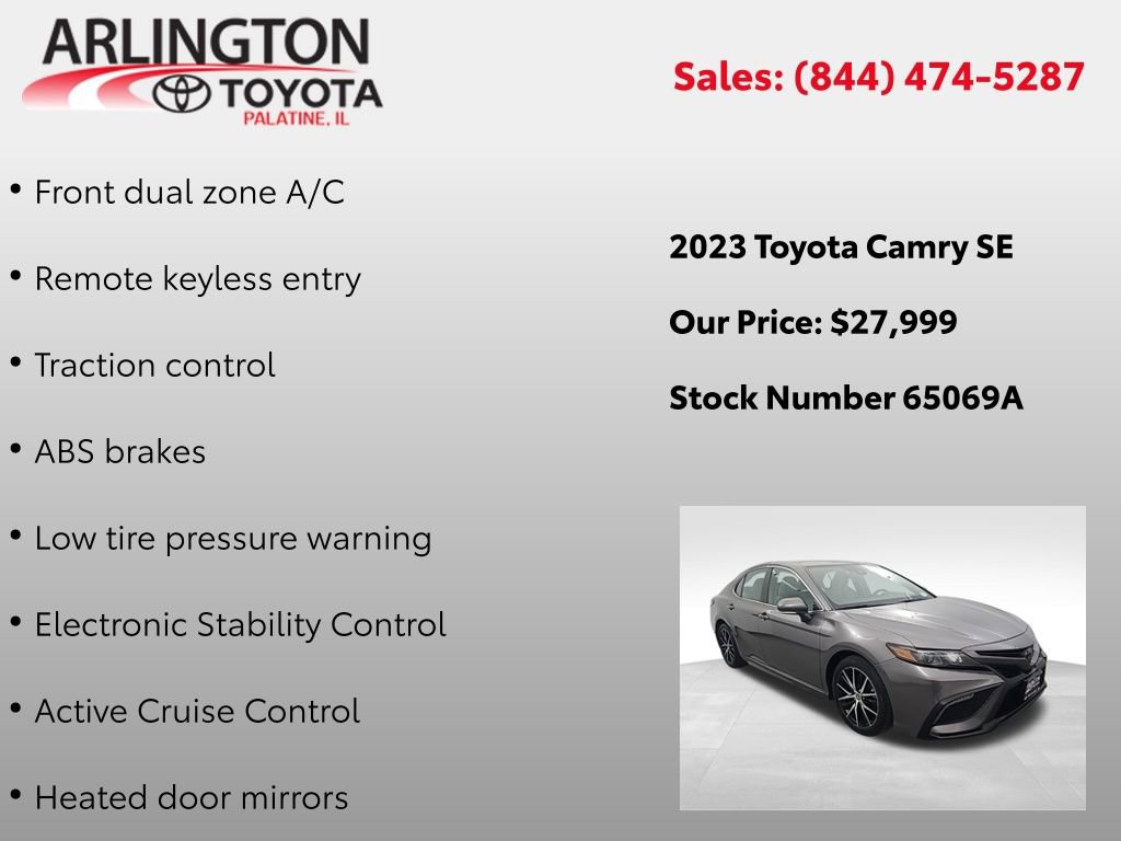 Used 2023 Toyota Camry SE image 4