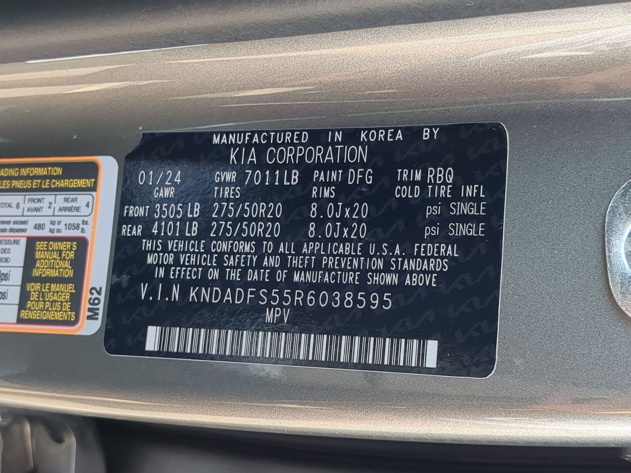 Certified 2024 Kia EV9 Land AWD/4WD image 32