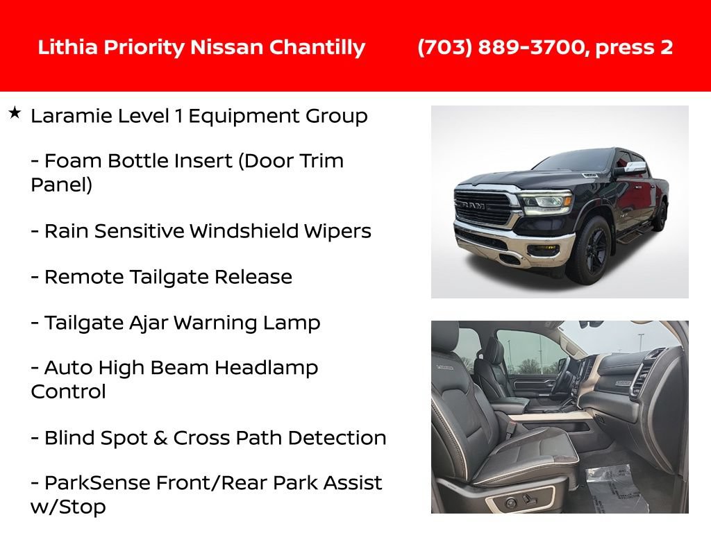 Used 2020 RAM 1500 Laramie AWD/4WD image 12