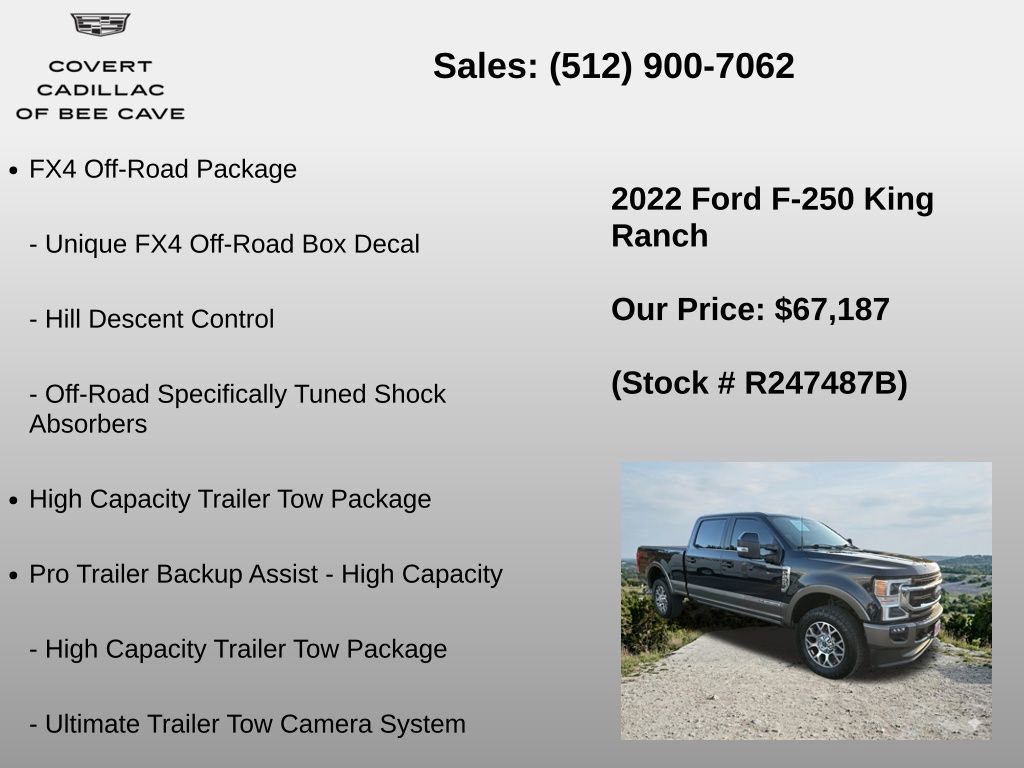Used 2022 Ford F250 King Ranch w/ King Ranch Ultimate Package AWD/4WD image 6