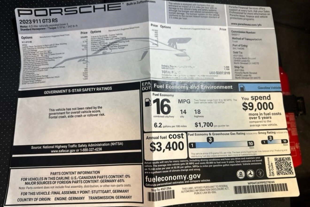Used 2023 Porsche 911 GT3 RS image 10