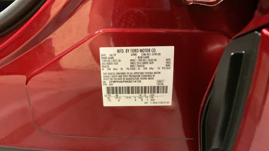 Certified 2019 Ford Edge ST w/ Convenience Package AWD/4WD image 53