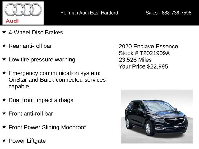 Used 2020 Buick Enclave Essence w/ Sound and Sites Package AWD/4WD image 30