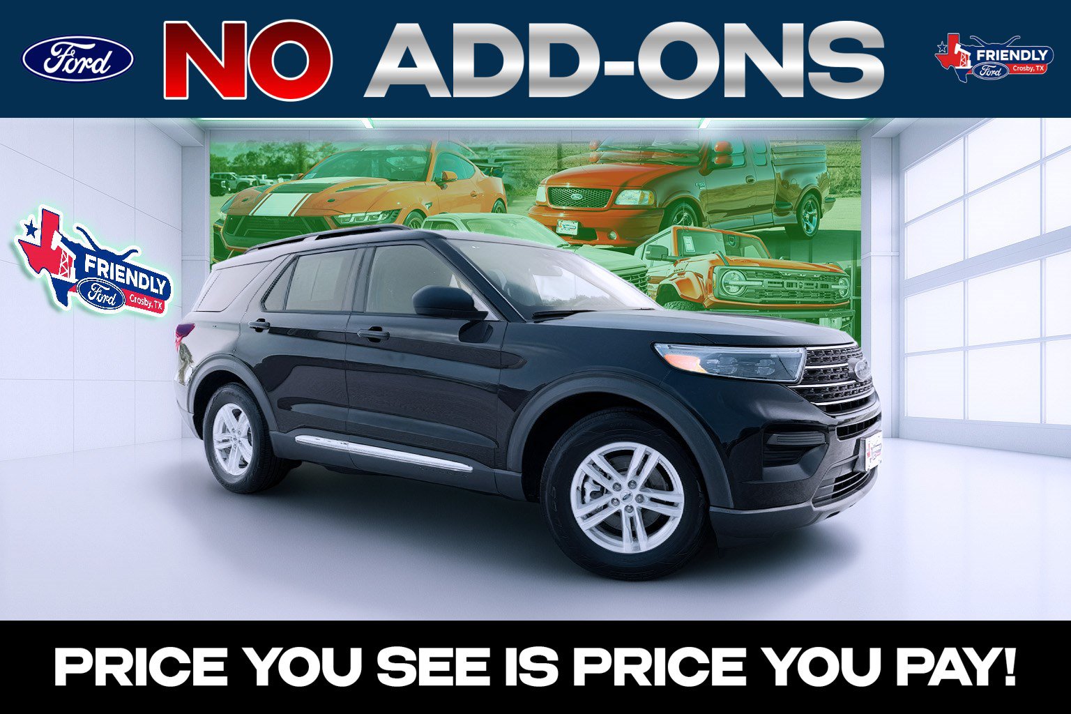 Used 2024 Ford Explorer XLT RWD image 1