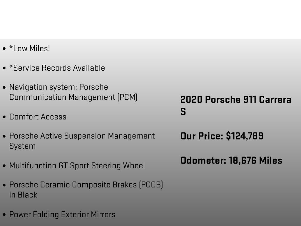Used 2020 Porsche 911 Carrera S image 12