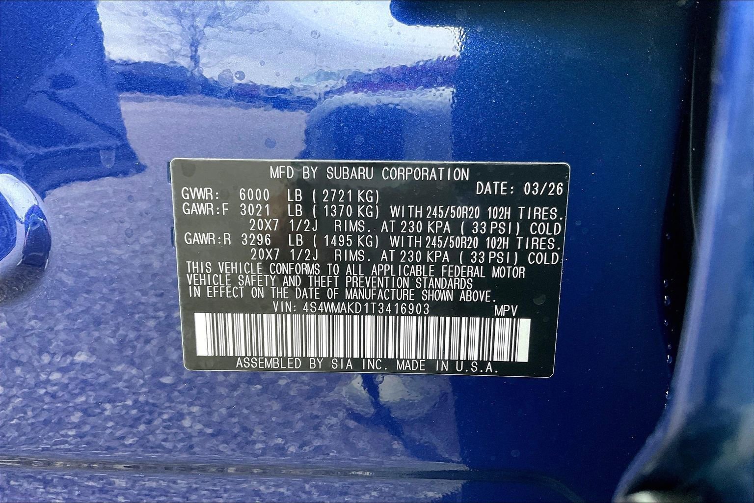 New 2026 Subaru Ascent Touring image 12