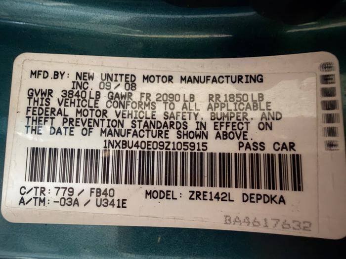Used 2009 Toyota Corolla LE w/ All Weather Guard Pkg FWD image 41