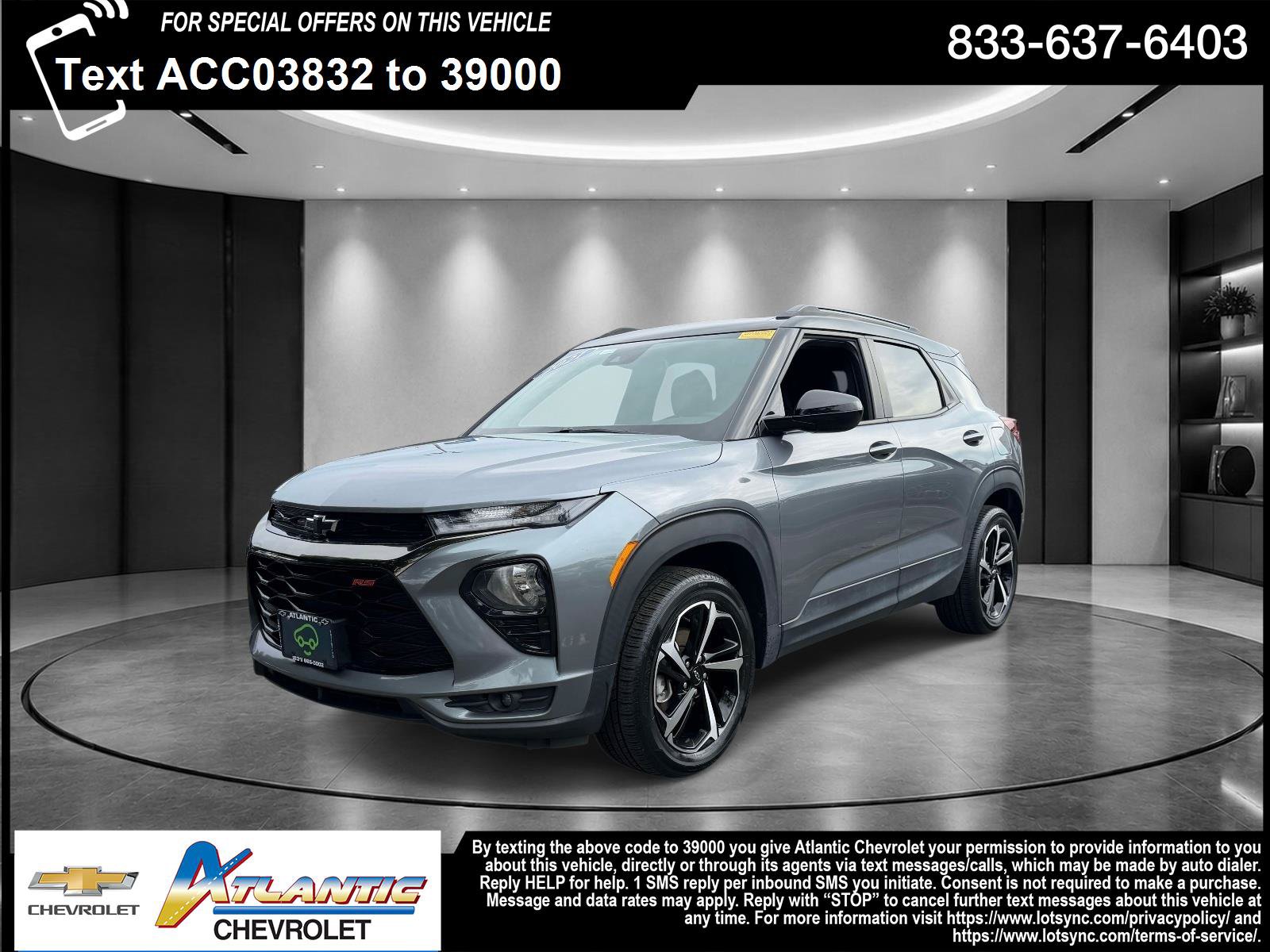 Certified 2021 Chevrolet TrailBlazer RS w/ Sun and Liftgate Package